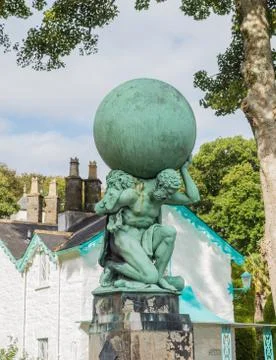 Statue representing Hercules Stockfoto's