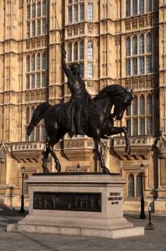 Statue of Richard I Stock Photos