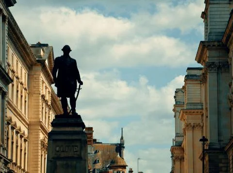 Statue of Robert Clive Stock Photos