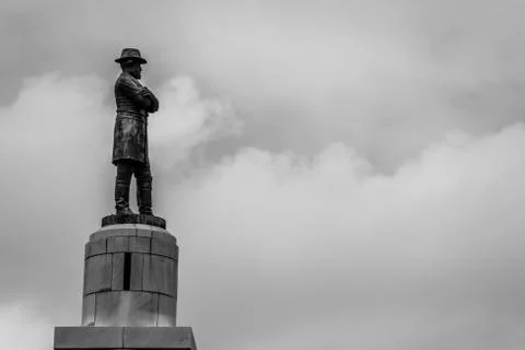 Statue of Robert E Lee in New Orleans 写真素材