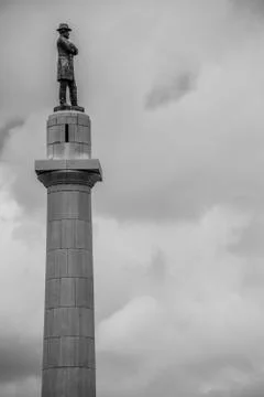 Statue of Robert E Lee in New Orleans, America Stock Photos