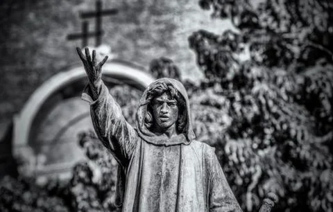 Statue in rome Foto stock