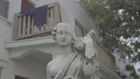 Statue (S-LOG 2) Vídeos de archivo 81420598