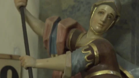 Statue of Saint George Stock Footage 166520517