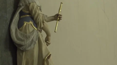 A statue of a Saint, Hungary Stock Footage 166520518