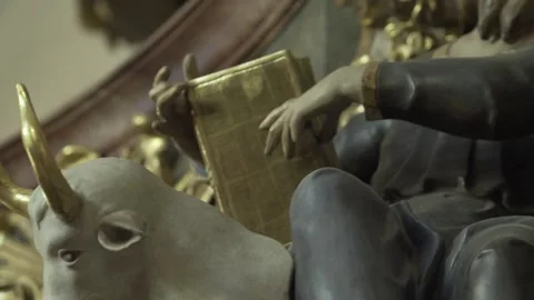 Statue of Saint Luke, Hungary Stock Footage 166520468