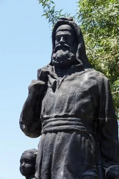 Statue of saint nicholas Foto stock