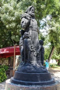 Statue of saint nicholas Stock Photos