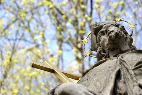 Statue of saint Stock Photos