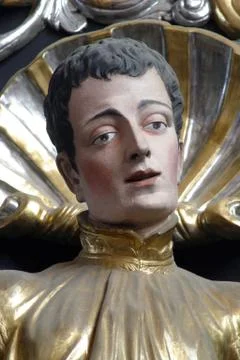 Statue of saint Stock Photos