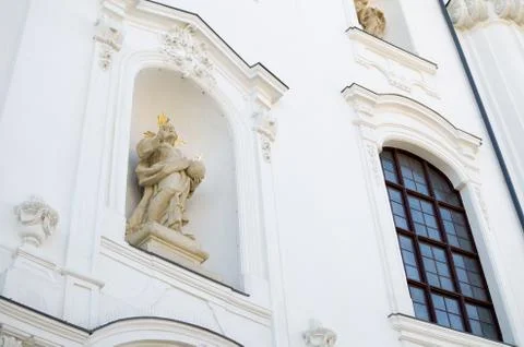 Statue of a Saint Stock Photos