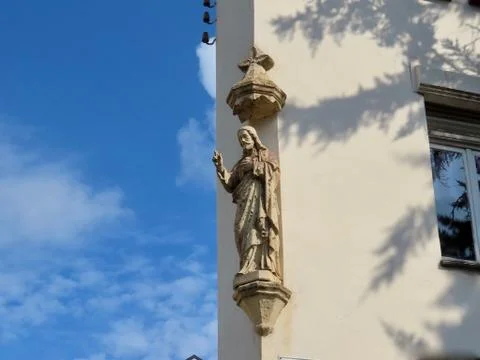 Statue of a saint 스톡 사진