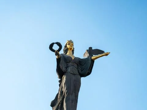 Statue of Saint Sofia in Bulgarian Capital Stock Photos
