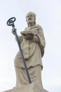 Statue of saint Urban Stock Photos