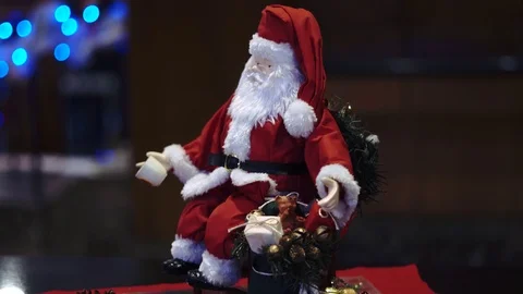 Statue of Santa Claus  Stock Footage 101062445