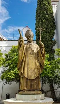 Statue in Sevilla Stock Photos