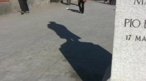 Statue shadow 库存影片 602463