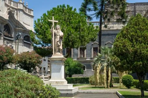 Statue in Sicily Stock Photos