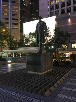Statue of Sir Thomas Jackson Stock Photos