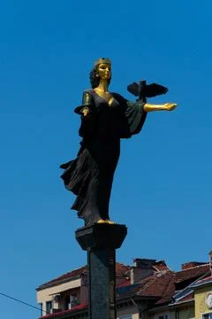 The Statue of Sofia or Sveta Sofia Stock Photos