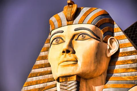 Statue of Sphinx Stock Photos
