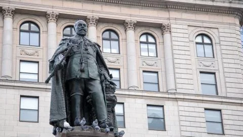 Statue in Square Phillips Stock Photos