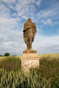 Statue of St.  Onufrius Stock Photos