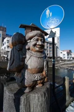 Statue in Takayama Stock Photos