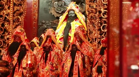 The statue of Taoism Stock-Footage 66255442