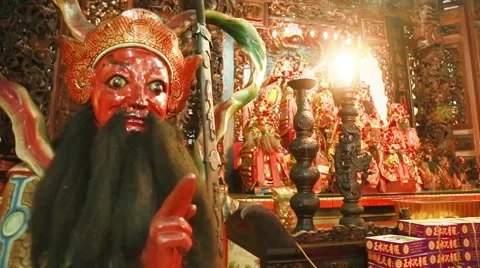 The statue of Taoism Stock-Footage 66255608