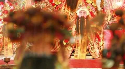 The statue of Taoism Stock-Footage 66255621