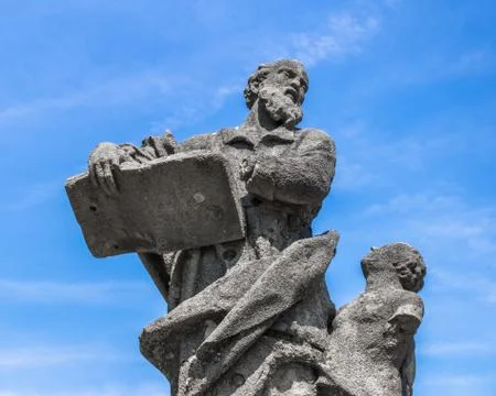 Statue of a teacher Stock Photos