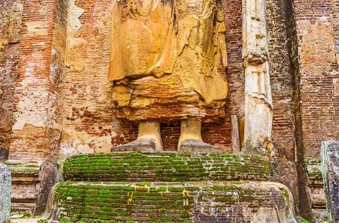 The statue in Temple Photos