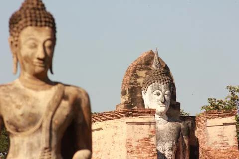 Statue thai Foto stock