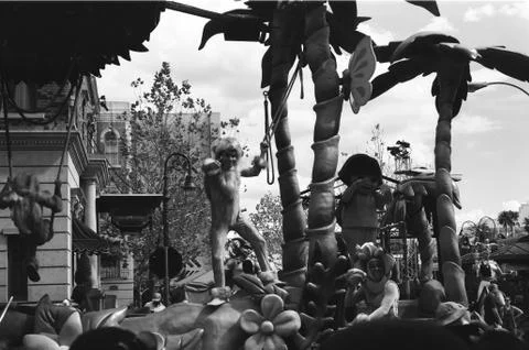 Statue, Theme Park Foto stock