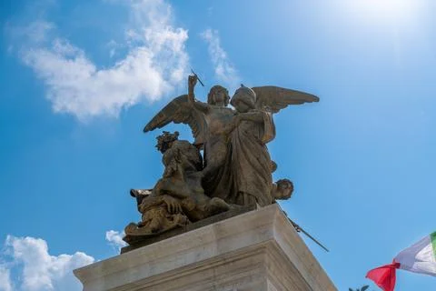 Statue of Thought in Rome Фото