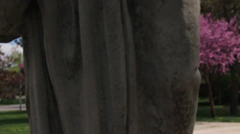 Statue in Time Stock Footage 32286047