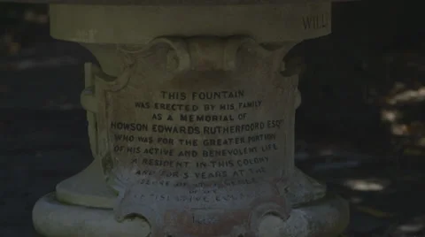 Statue in trees Stock Footage 29672772