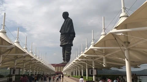 STATUE OF UNITY Stock Footage 168798935