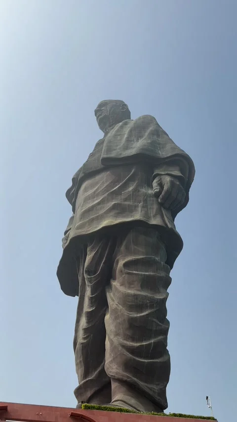 Statue of Unity. Stock Footage 265064362