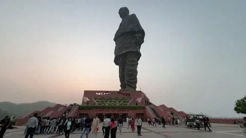 Statue of unity. Stock Footage 274725471