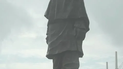 The Statue of Unity, Gujarat, India Vídeo Stock 287221669