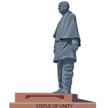 Statue Of Unity Stock Illustration