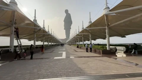 Statue of Vallabhbhai Patel . Stock Footage 272605795