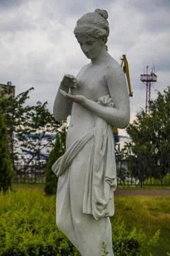 Statue of Venus de Milo, ancient Greek sculpture Stock Photos