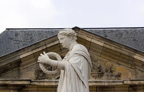 Statue of the victory, the side view Stock Photos