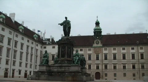 Statue in Vienna Stock Footage 519383