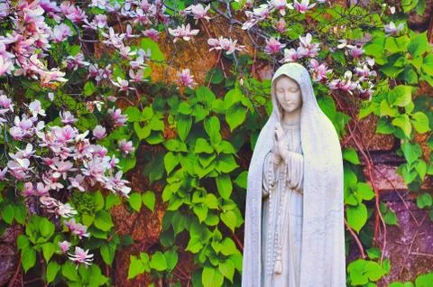 Statue of Virgin Mary Stock Photos