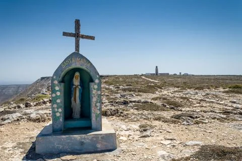 Statue of the virgin Stock Photos