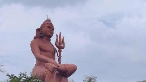 Statue of Vishwas Swaroopam Stock Footage 345785529